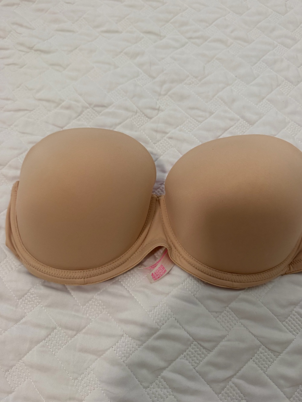Strapless Nude Pink Bra